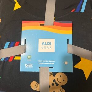 ALDI Gear Men's Holiday Pajama - Black